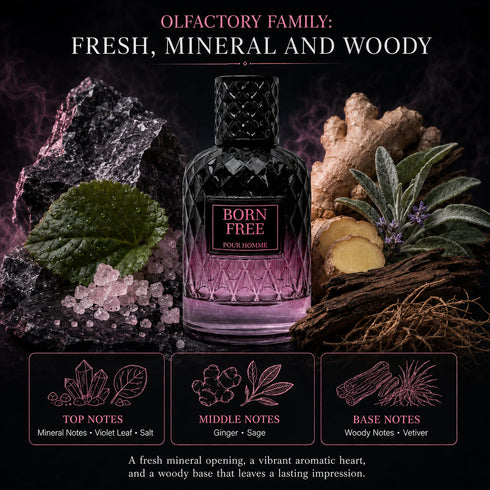 AROMA BORN FREE Exclusive Pour Homme Perfume