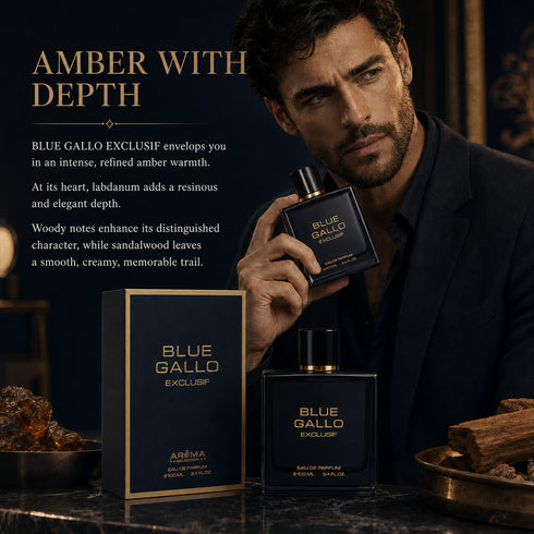 AROMA Blue Gallo Exclusive Amber With Depth Perfume