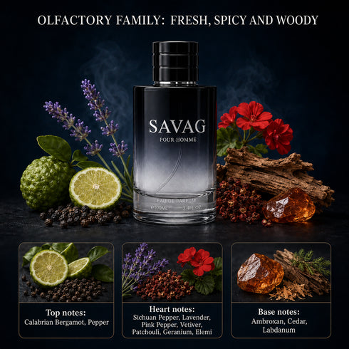 AROMA SAVAG Pour Homme Eau de Parfum